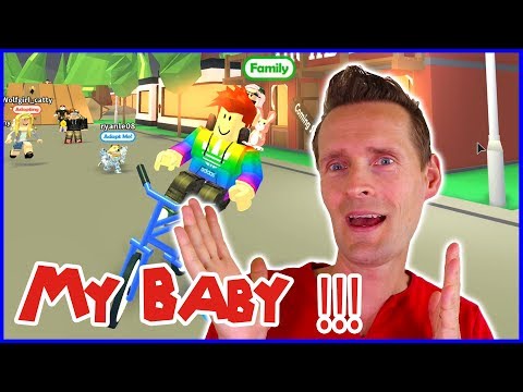 Taking Care Of My Baby Adopt Me Youtube - gamer girl roblox adopt me with freddy