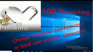 How to change administrator password and user password 100℅ working