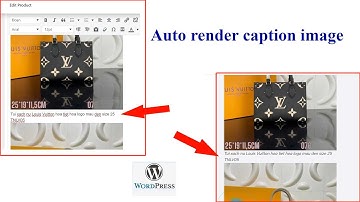 Auto render caption image wordpres - Tự động nhận caption ảnh trong wordpress | dandev