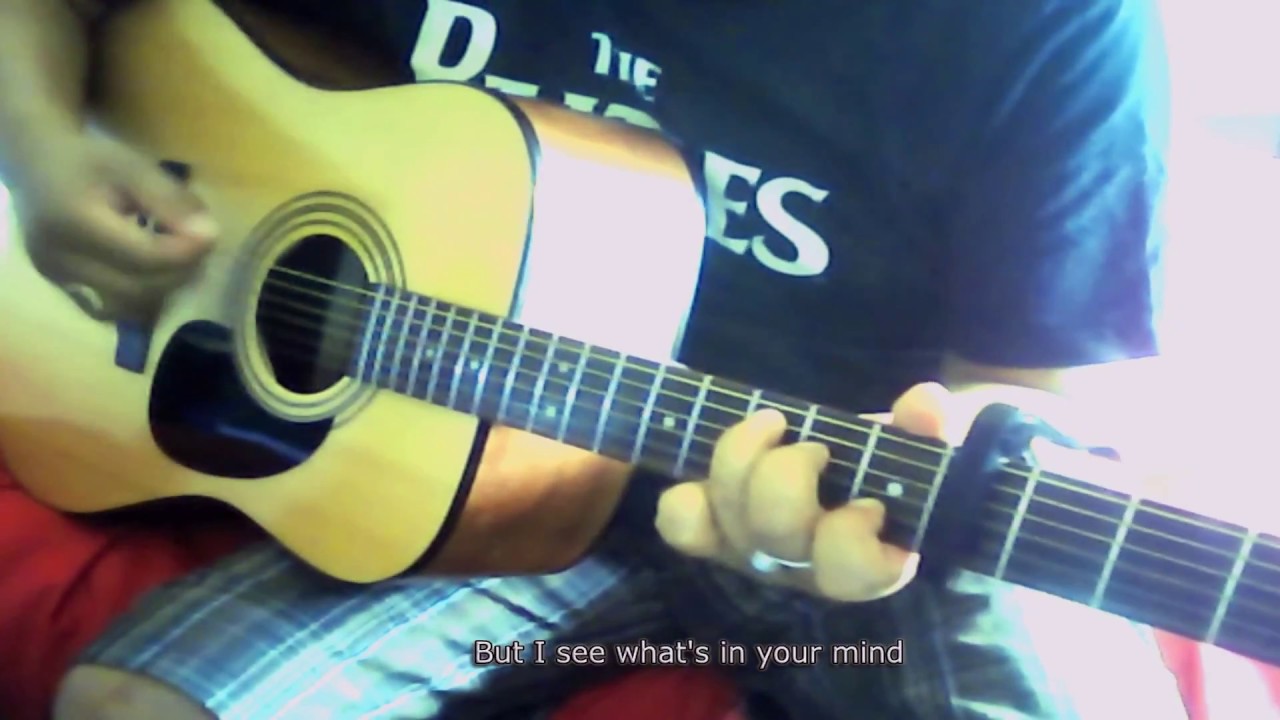 ♪♫ Wall of Glass | Liam Gallagher | Acoustic Solo Cover by Ash Almond | On-screen Lyrics