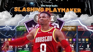 TRIPLE DOUBLE RUSSELL WESTBROOK BUILD in 2K20 is A DEMIGOD