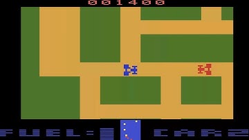 ATARI 2600 RALLY X REMAKE Rally WIP 2013 12 29