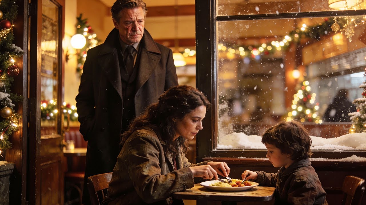 Un papà miliardario perso e solo a Natale: ciò che vede fare a una madre povera cambia tutto…