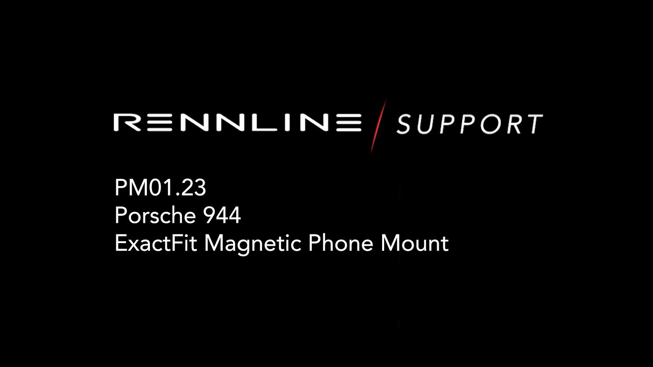 Rennline PM01.23 ExactFit Phone Mount Installation - Porsche 944