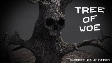 Tree Of Woe | Blender 3d Animation | Spooky Trippy Video