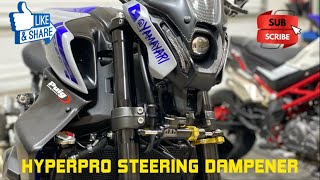 2021 Yamaha MT09 HyperPro RSC Steering Damper Install