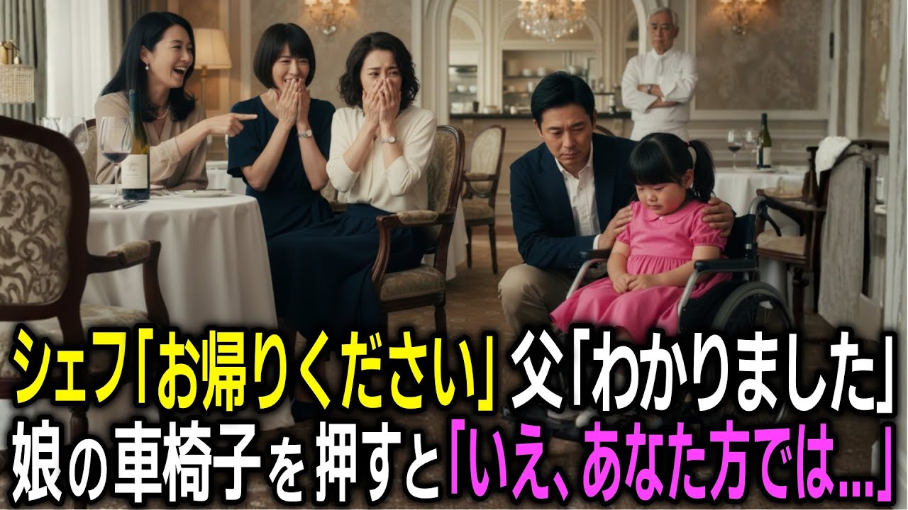 障害を持つ娘が高級レストランで軽蔑された   次の瞬間、シェフが「もう2度と来るな」と追い出したのは...