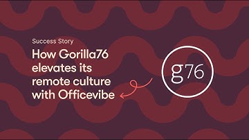Success story - How Gorilla76 elevates its remote culture with Officevibe