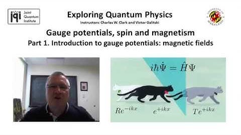 01 Part I  Introduction to gauge potentials   magnetic fields
