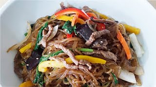 Chewy, refreshing and appetizing Korean Stir-fried Glass ... 
