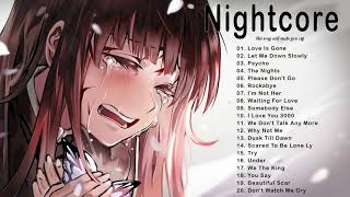 Nightcore// Sad Love Songs//  Best Acoustic Sad Songs Playlist screenshot 5