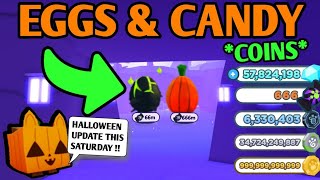 CANDY COINS + EGGS *LEAKED* HALLOWEEN WORLD update THIS SATURDAY in Pet Simulator X