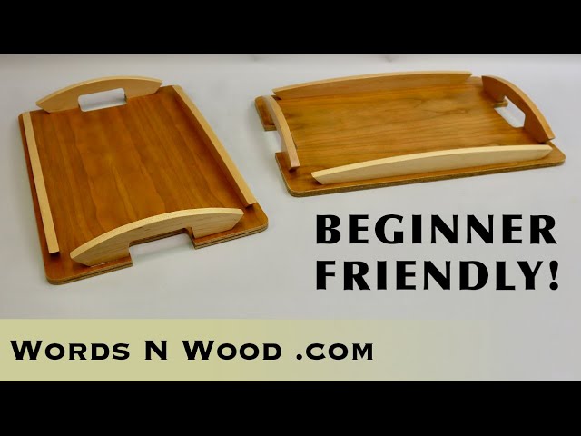 Easy Build Serving Tray // beginner woodworking project // WnW 192 