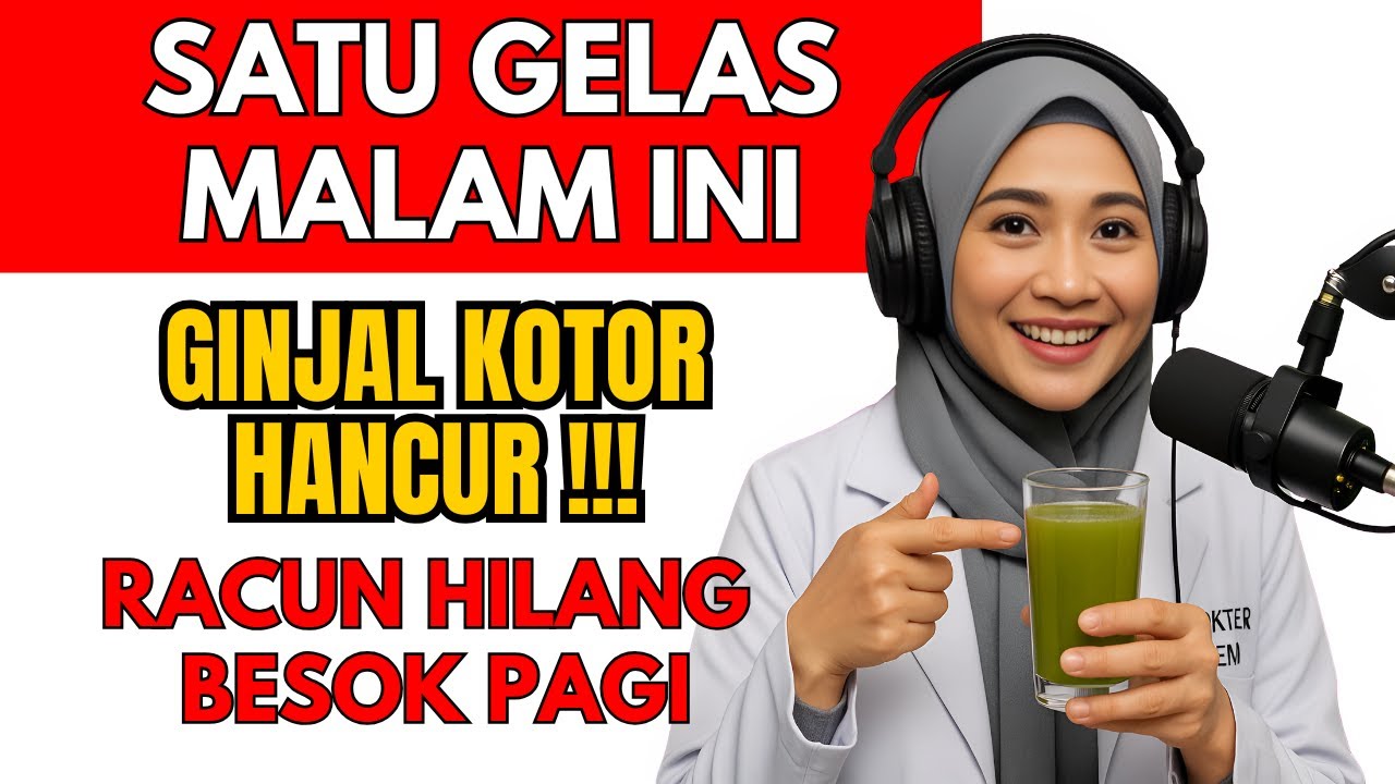 Dokter Syok!!! MINUMAN MURAH ALAMI Bersihkan RACUN GINJAL!! | Kesehatan Lansia