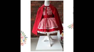 Kırmızı Başlıklı Kız Çocuk Kostümü - Pan Costume