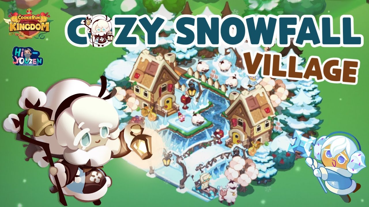 Cookie Run Kingdom Cozy Snowfall Idea (Small Decor) YouTube