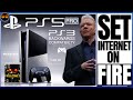 Playstation 5  ps3 ps5 pro backwards compatibility  set internet on fire announcement  new g