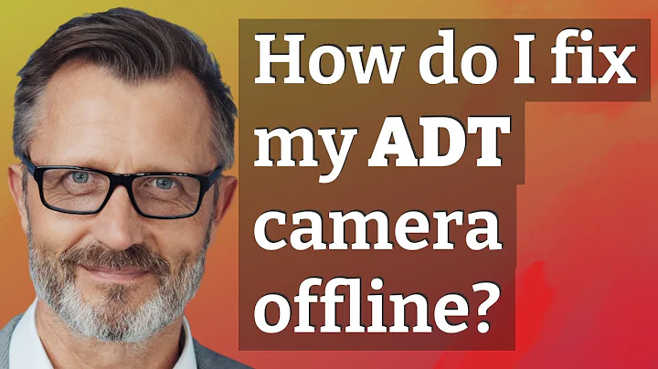 How do I fix my ADT camera offline?