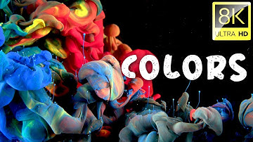 Particle of Colors | Collection in 8K ULTRA HD (60 FPS) | Satisfying Film With Calm Music