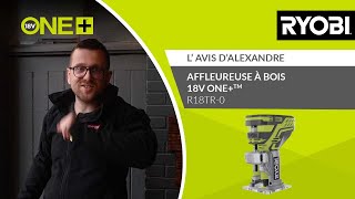 Ryobi - Affleureuse à bois 18V ONE+ sans batterie ni chargeur R18TR-0