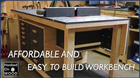 Affordable and easy to build accurate workbench router table