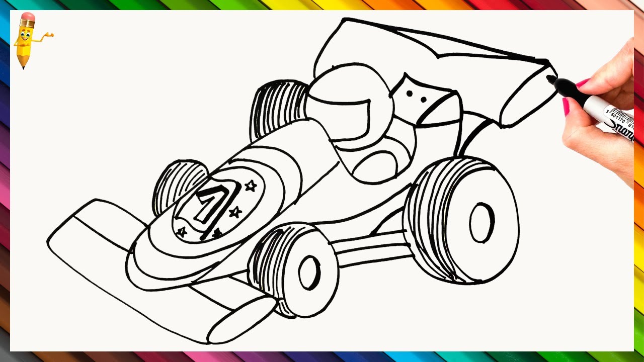 How to Draw a Race Car