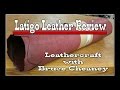 Leather ✔ Chahin Tannery Leather [Latigo] Leathercraft and Leather working ▶ Review