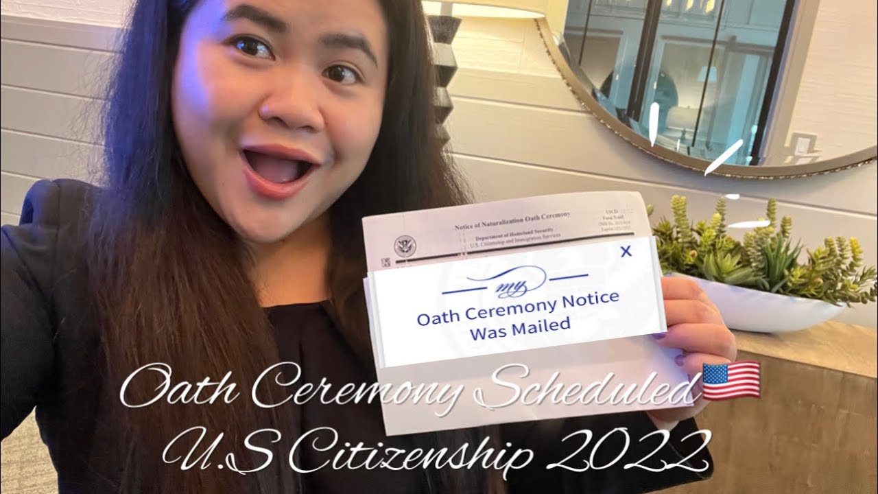 N400 NATURALIZATION OATH CEREMONY SCHEDULED YouTube