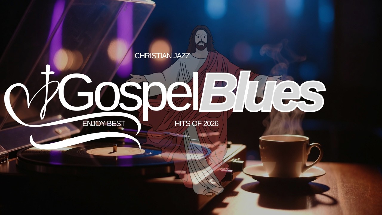 24/7 Relaxing Worship Music for Sleep 🎷 Gospel Blues Music