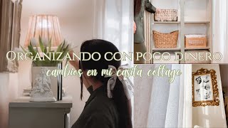 🪿✨Organizando mi casita cottage con poco dinero y luce de Pinterest + nuevas cortinas y decoración