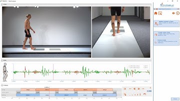 TEMPLO® Gait - Dashboard Analysis - EMG // 2D Markerless Tracking