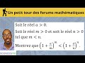 Réussir une comparaison avec des exponentiels- Un petit tour des forums - ép 8 #comparaison #math