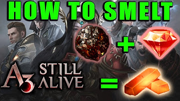 HOW TO SMELT / REFINE!  Inetrion ORE to INETRIUM in A3: Still Alive!  INETRIUM Refinery Guide!