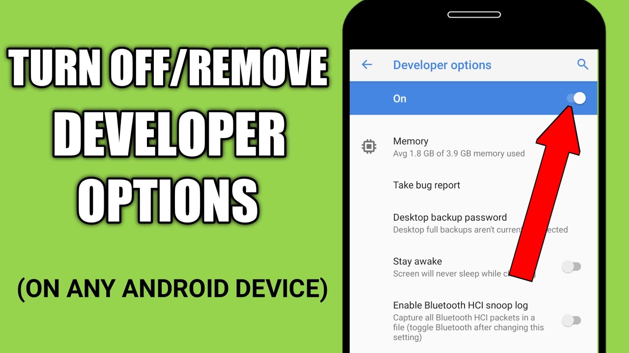 How To Hide "Developer Options" On Android | Disable Developer Options ...