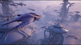 Inside a Futuristic Alien Biosphere World | Visualizer