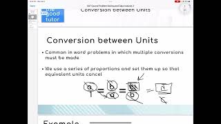 SAT Math #18 - Unit Conversion