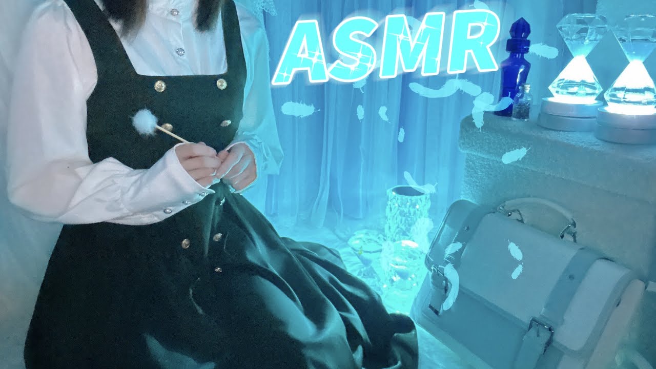 男の娘がﾘﾗｸｾﾞｰｼｮﾝ耳かき店ﾛｰﾙﾌﾟﾚｲしてみたよ♪/EarCleaning/whisper/EarBlowing/HeadMassage/Japanese