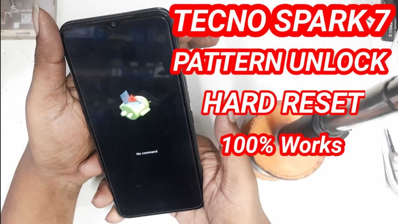 Tecno Spark 7(kf6k) Pattern And Password Unlock | Tecno Spark 7 Hard Reset