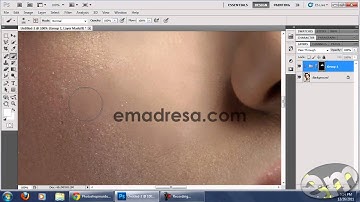 Photo Retouching Photoshop Urdu Tutorial by Emadresa ( Part 2 )