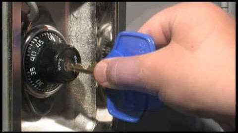 Master Lock Model 1676MKADA Locker Lock - Key Operation - Student Training