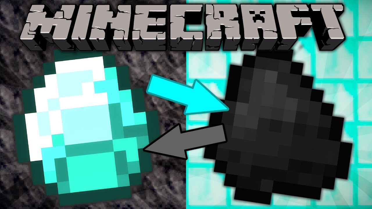If Diamonds and Coal Switched Places - Minecraft - YouTube