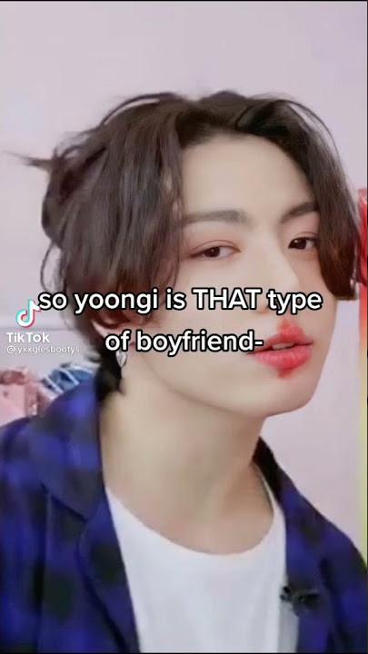 So Yoongi is THAT type of boyfriend🥲