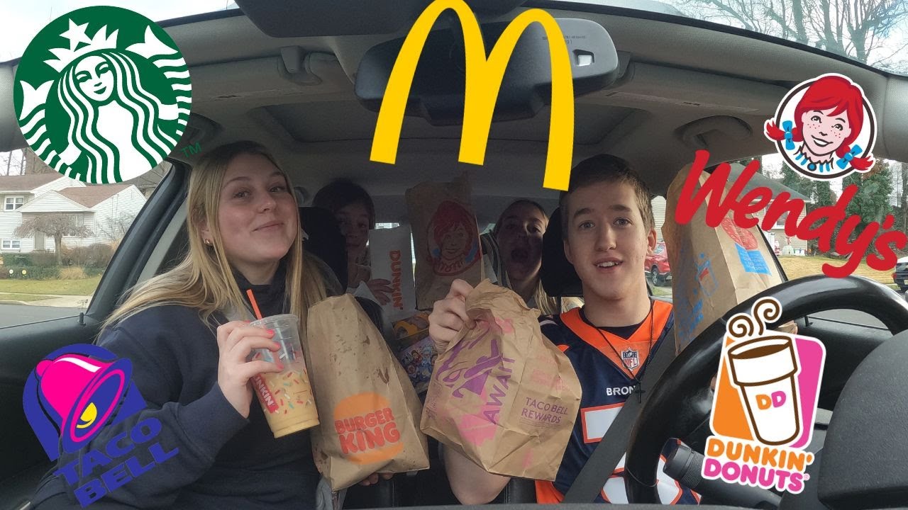 ATTEMPTING THE DRIVE THRU CHALLENGE!!