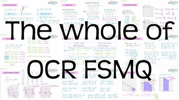 The whole of OCR FSMQ | Revison for Free Standing Maths Qualification Additional Mathematics