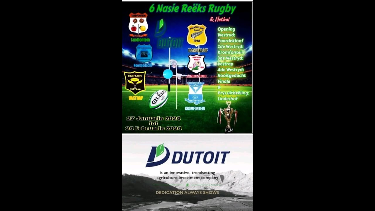 Du Toit 6 Nasies Rugby Toernooi