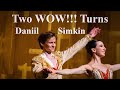 Daniil Simkin Two WOW!!! Turns: Kennedy Center March 2022