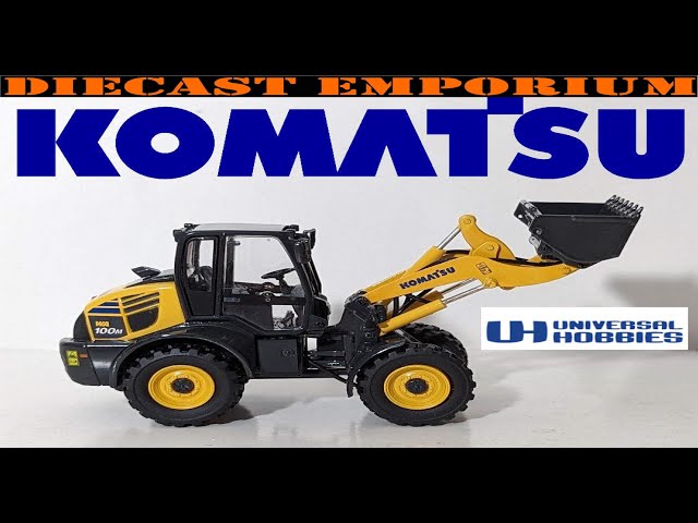 1:50 Scale Universal Hobbies Komatsu WA100 Compact Wheel Loader
