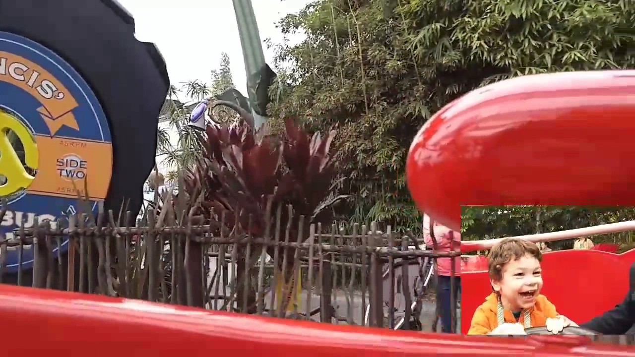 Disneyland Bug's Land Ladybug Ride - YouTube