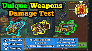 Giant Scuba Diver Set Damage Test | Unique Weapons - Pixel Gun 3D