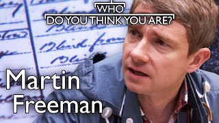 Actor Martin Freeman learns his great-grandfather was blind!